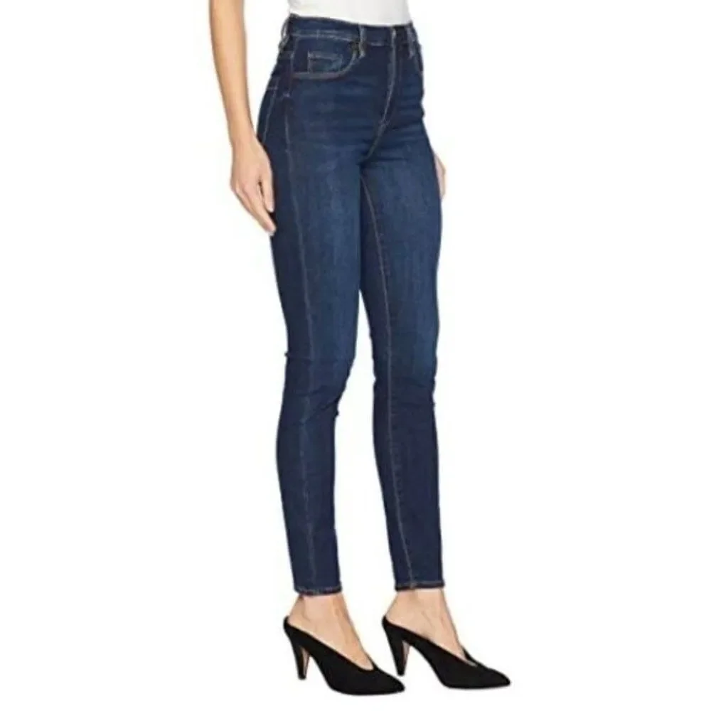 Blanknyc‎ Ankle Skinny Jeans Blue Dark Wash Womens Size 27 Stretch Denim Pockets